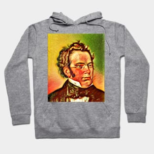 Franz Schubert Snow Portrait | Franz Schubert Artwork 14 Hoodie